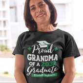 Grootmoeder van 2023 afstuderen groene tassel t-shirt