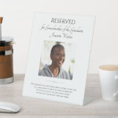 Grootmoeder van Afstuderen Save A Seat Photo Memor Reclamebord Met Voetstuk (Insitu)