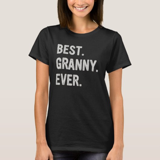 Grootmoeder van beste oma ooit t-shirt (Voorkant)