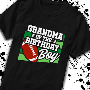Grootmoeder van Birthday Boy Boys Football Grandmo T-shirt