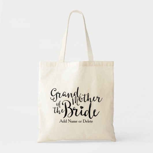 Grootmoeder van Bride Tas Budget Canvas Canvas tas (Voorkant)