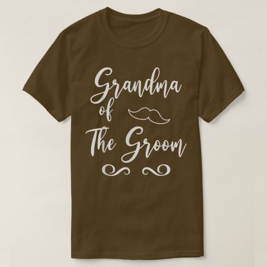 Grootmoeder van bruom en weddenschappen t-shirt (Design voorkant)