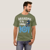 Grootmoeder van de Birthday Boy Dirt Bike Bday Par T-shirt (Voorkant volledig)