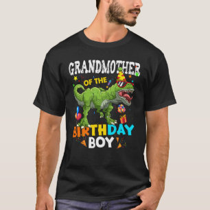 Grootmoeder van de Birthday Boy Grandma Dinosaurs T-shirt