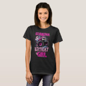 Grootmoeder van de Birthday Girl Monster Truck Nan T-shirt (Voorkant volledig)