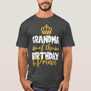 Grootmoeder van de Birthday Prince Bday Idea for B T-shirt
