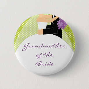 Grootmoeder van de Bridal-Button / Pin Ronde Button 5,7 Cm
