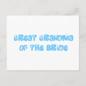 Grootmoeder van de Bride Briefkaart (Voorkant)