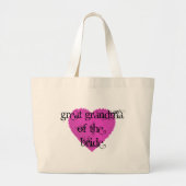 Grootmoeder van de Bride Grote Tote Bag (Voorkant)