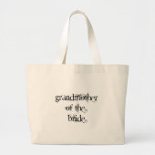 Grootmoeder van de Bride Grote Tote Bag (Voorkant)