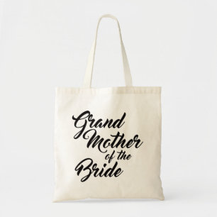 Grootmoeder van de Bride gunst canvas tas