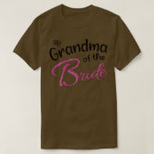 Grootmoeder van de Bride Matching Wedding Brida T-shirt (Design voorkant)