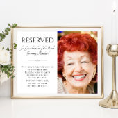 Grootmoeder van de Bride Photo Memorial Wedding Poster