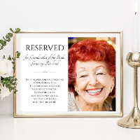 Grootmoeder van de Bride Photo Memorial Wedding