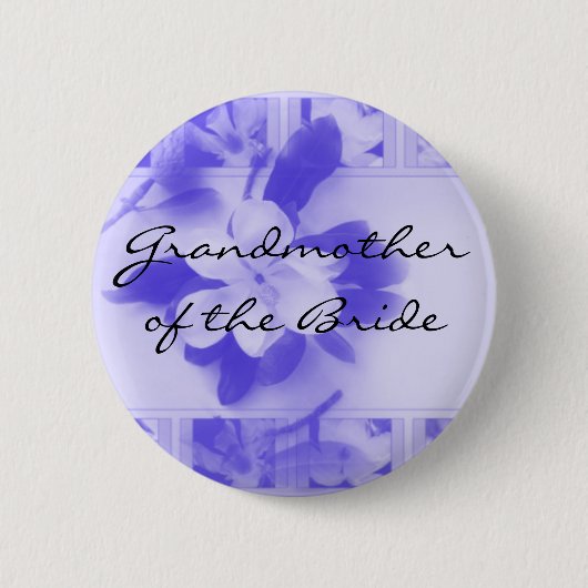 Grootmoeder van de Bride Ronde Button 5,7 Cm (Voorkant)
