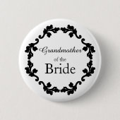 Grootmoeder van de Bride Ronde Button 5,7 Cm (Voorkant)