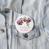 Grootmoeder van de bruid/bruidegom ronde button 7,6 cm (In situ)
