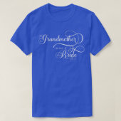 Grootmoeder van de bruid (bruiloft) t-shirt (Design voorkant)