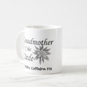 Grootmoeder van de bruid Funny Koffiemok (Voorkant links)