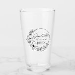 grootmoeder van de bruid glas<br><div class="desc">wedding ,  minimalist ,  typography,  elegant,  modern ,  floral ,  bridesmaid ,  eenvoudig ,  botanical ,  bridal shower</div>