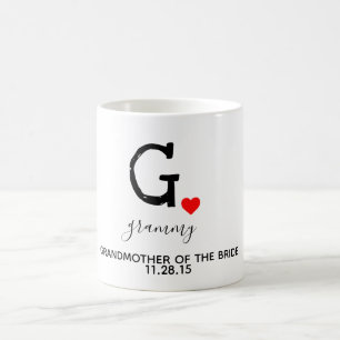grootmoeder van de bruid koffiemok