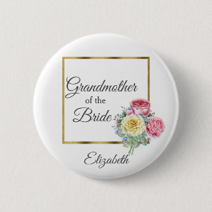 Grootmoeder van de bruid ronde button 5,7 cm