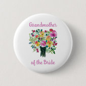 Grootmoeder van de bruid ronde button 5,7 cm (Voorkant)