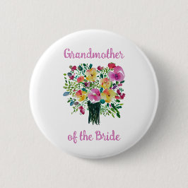 Grootmoeder van de bruid ronde button 5,7 cm