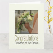 Grootmoeder van de bruidbruiloft kaart (Gele Bloem)
