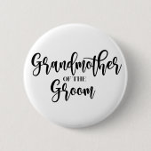 Grootmoeder van de bruidegom Button (Voorkant)