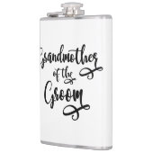 Grootmoeder van de bruidegom heupfles (Links)