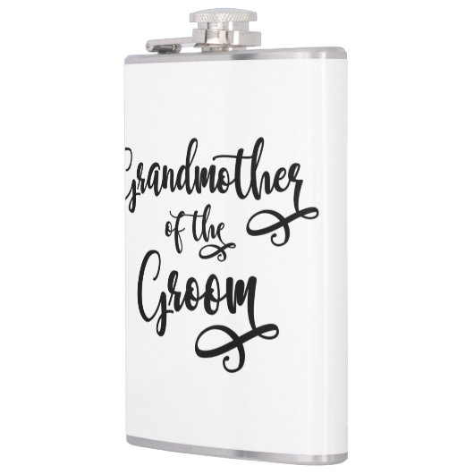 Grootmoeder van de bruidegom heupfles (Links)