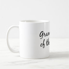 Grootmoeder van de bruidegom mok