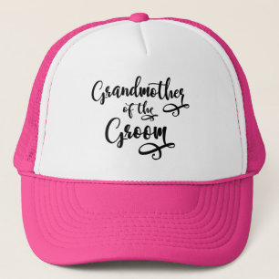 Grootmoeder van de bruidegom trucker pet
