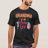 Grootmoeder van de bruidsroze limonade b dag P T-shirt (Voorkant)
