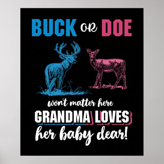 Grootmoeder van de Buck of Doe Poster (Voorkant)