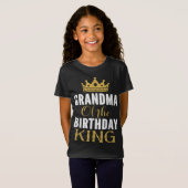 Grootmoeder van de dag van de dag... koning boeit t-shirt (Voorkant volledig)