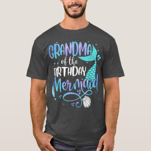 Grootmoeder van de familie van de zeemeermin van d t-shirt