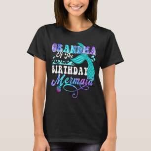 Grootmoeder van de familie van de zeemeerminnen di t-shirt
