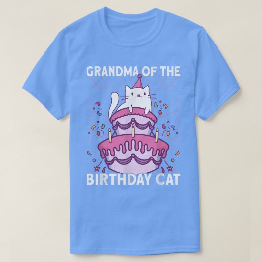 Grootmoeder van de geboorte kat op de geboorte t-shirt (Design voorkant)