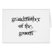 Grootmoeder van de Groom (Voorkant Horizontaal)