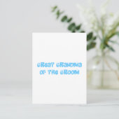 Grootmoeder van de Groom Briefkaart (Staand voorkant)