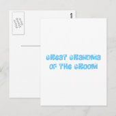 Grootmoeder van de Groom Briefkaart (Voorkant / Achterkant)