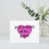 Grootmoeder van de Groom Briefkaart (Staand voorkant)
