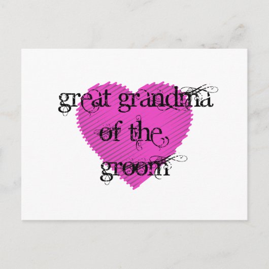 Grootmoeder van de Groom Briefkaart (Voorkant)