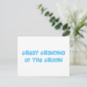 Grootmoeder van de Groom Briefkaart (Staand voorkant)