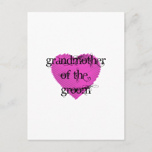 Grootmoeder van de Groom Briefkaart (Voorkant)