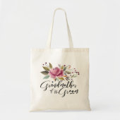 Grootmoeder van de Groom Floral Budget Canvas tas (Voorkant)