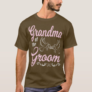 Grootmoeder van de groom Happy Wedding, trouwdag h T-shirt