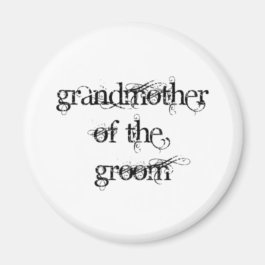 Grootmoeder van de Groom Magneet (Voorkant)